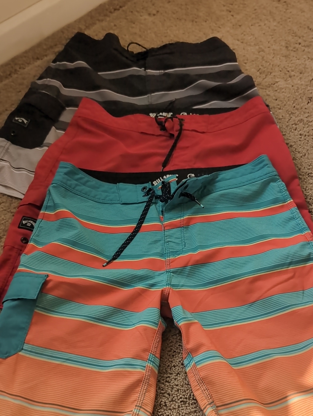 Billabong Lot Of  Men’s Board Shorts Size 27